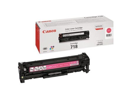 Canon 718 Magenta - Magenta - original - tonerpatron - for ImageCLASS LBP7200; i-SENSYS MF8330, MF8350; Laser Shot LBP-7200; Satera MF8330, MF8350