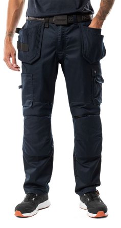Arbetsbyxor Fristads Herr Green hantverkarbyxa 241 GS25, Mörk marinblå Arbetskläder
