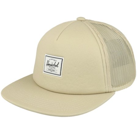Herschel - Beige Trucker Cap - Whaler Mesh Classic Logo Light Pelican Trucker @ Hatstore