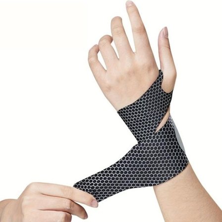 ING Armbånd - Håndleddsbeskyttelse - Elastisk håndleddsstøtte laget av spandex - Lettvektig 10 gram - Rosa