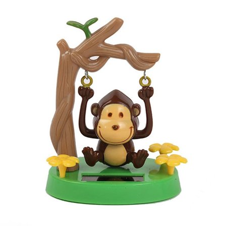 Solcelledrevet danselegetøj Abe swingende danser legetøjsbil