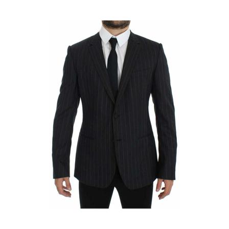 Dolce & Gabbana - Kavajer - Grå - Herr - Storlek: L, Herr, Storlek: L