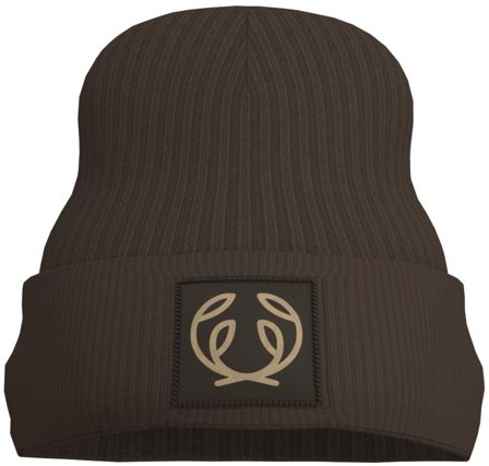 Chevalier Symbol Beanie Leather Brown