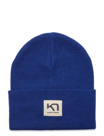 Rthe Beanie Accessories Headwear Hats Blå Kari Traa*Betinget Tilbud
