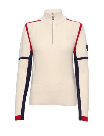 W Edge Knitted Sweater Turtleneck Polotröja Creme Helly Hansen