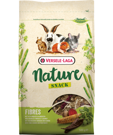 Versele-Laga - Nature Snack Fibre 500 g - Smådyr - Godbiter og gnagestenger - Naturlig godbit - ZOO.no