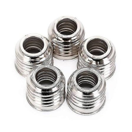 5x E27 til E14 Lampeholder Konverteringssokkel Pære Lampeholder Adapterkontakt ft