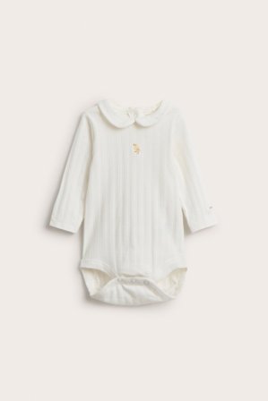 Newbie | Body med brodyr | Offwhite