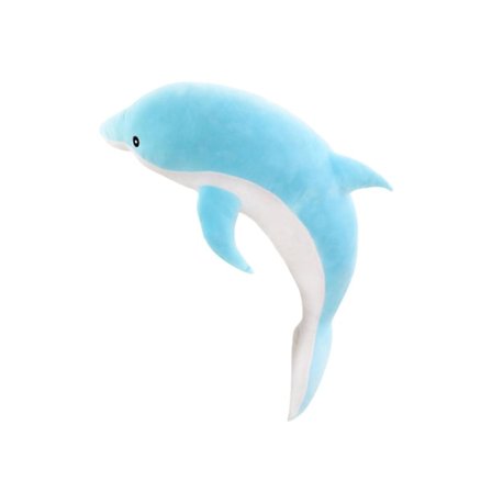 Delfin Plysch Gosedjur Kudde, Mjuk Stor Delfinstoppad Leksak Dockor Presenter till Barn, Alla Hjärtans Dag, Sängkläder 50cm small small