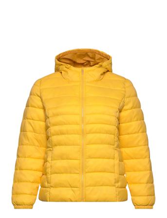 Cartahoe Quilted Hood Jacket Otw Vuorillinen Takki Topattu Takki Oranssi ONLY Carmakoma