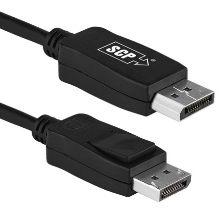 SCP DP14-1.8M | DP 1.4 | DisplayPort - DisplayPort | Max 7680x4320 60Hz | Black | 1.8m