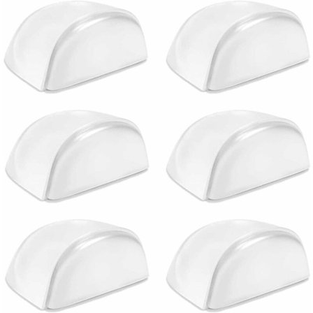 Dørstopper, Yosemy Transparent Dørstopper Selvklebende Dørstopper for Gulv og Parkett, Dørstopperbeskyttelse for Dører og Vegger, 6 stk