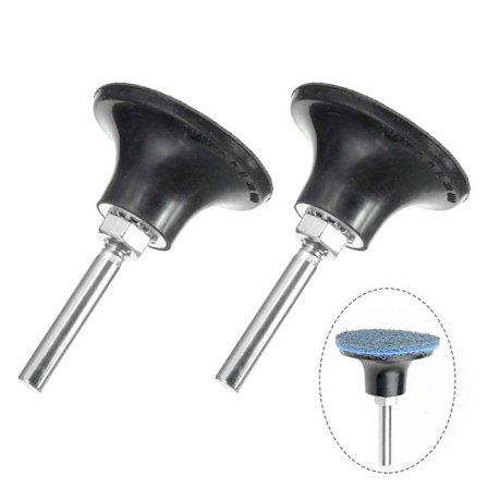 2 st 50 mm hållare för sliprullar med 6,35 mm skaft