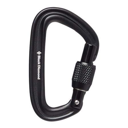 Black Diamond LiteForge Screwgate Carabiner Mountaineering equipment Black OneSize