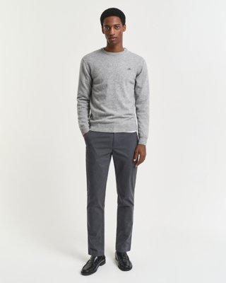 GANT - Slim fit super comfort chinos til herre antracite