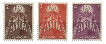 Luxembourg - EUROPA 1957 serie- Ubrugt (MICHEL 572/74)