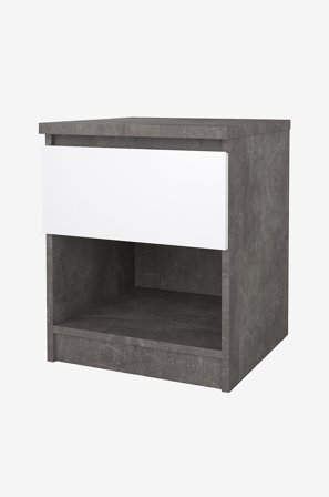 Tvilum - Naia Nattduksbord 1 låda - Paket - Grå - Sängbord - Från Homeroom