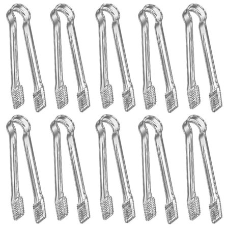 Serveringstång i mini plastbuffé Liten serveringstång för kök i klar plast