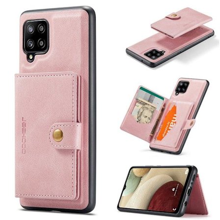 Samsung Galaxy A42 - Stilsäkert Skal med Korthållare