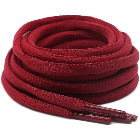 2 par ovale skolisser 42 farger halvt runde 1/4" atletiske skolisser for sport/løpesko skolisser