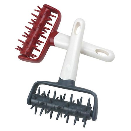 2 st Pizza Deg Roller Docker Pizza Hål Stans Roller Hjul Hål Stans Verktyg