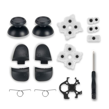 For PlayStation-5 PS5-kontroller L1-R1 L2-R2 Trigger-knapper Analog Spak Konduktiv Gummi Reparasjon for Dualsense-Gamepad