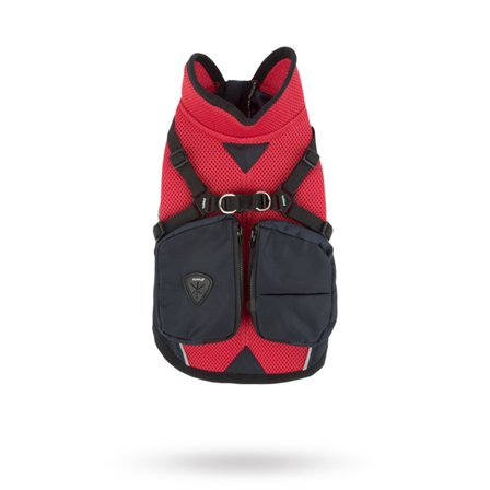 Puppia - P2 - Red - Hundedekken, overaller & hundejakker på Doggie.no