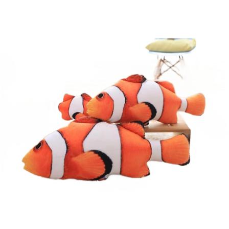 (60cm)tecknad Clownfisk Kudde Söt Simulering Utskrift Fisk