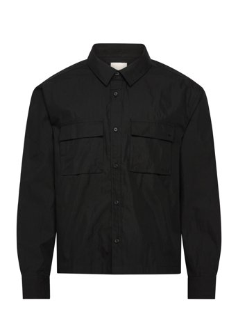 Calvin Klein | Ls Cotton Nylon Easy Cropped Shi | L