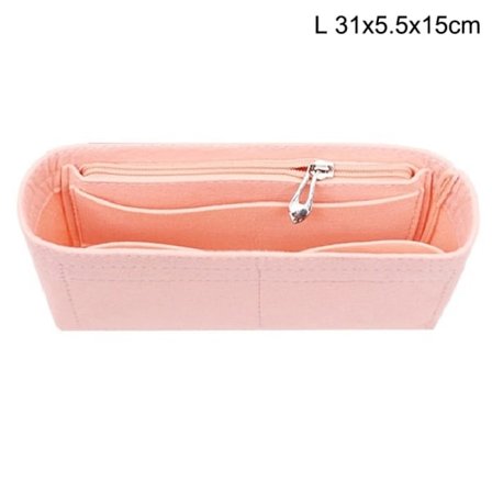 Multi-Pocket Kvinne Innlegg Veske Håndveske i filtstoff -