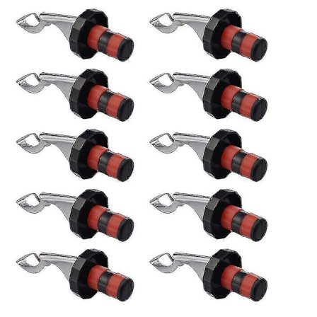 10 stk. Vinkorke Ekspanderende Manuel Drikkeflaskeprop Genanvendelig Lækagesikker Vinflaske Lufttæt