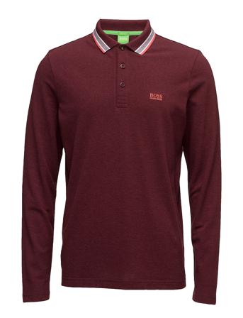 Plisy Polos Long-sleeved Röd BOSS