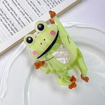 Frog Hårclip Frog Hår Klo HÅNDFRØ HÅNDFRØ