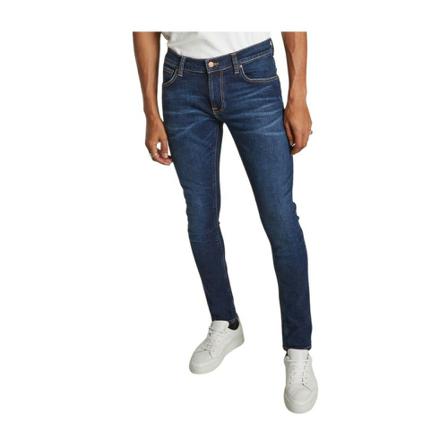 Nudie Jeans, Tight Terry Jeans Blauw, Heren, Maat:W29 L32