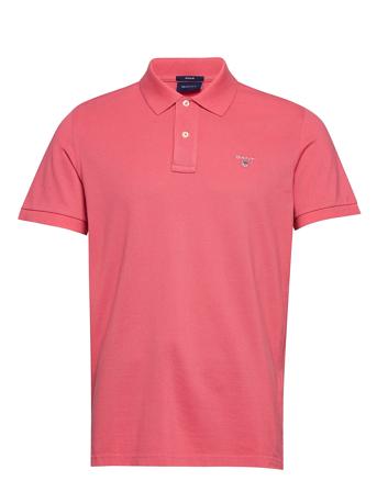 Original Pique Ss Rugger Polos Short-sleeved Vaaleanpunainen GANT