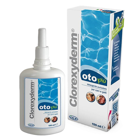 ICF - Clorexyderm Oto Piú 150 ml - Hund - Hundepleie & kosttilskudd - Ørepleie for hund - ZOO.no