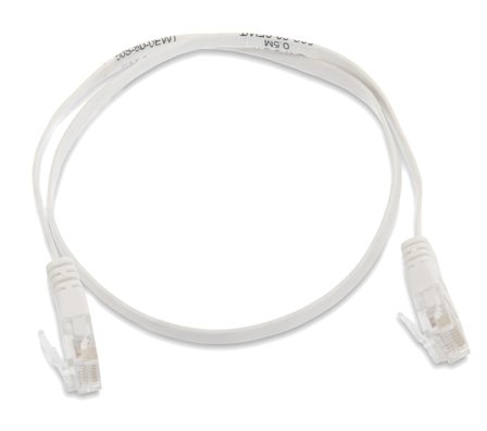 Eurolan 50S-60-01WT Patch-kaapeli 2 x RJ45, U/UTP 1 m, Liitäntätulpat & kaapelit