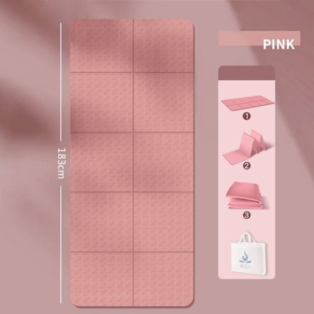 Yoga Måtter Gymnastikmåtte PINK