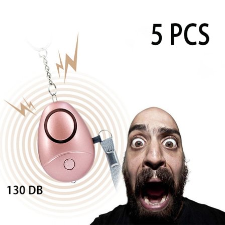 5-pack Säkerhetslarm för Kvinnor, Barn, Äldre