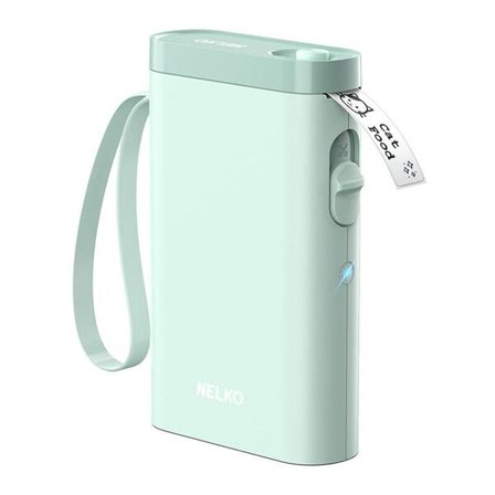 Lämpöetikettitulostin Nelko P21 (vihreä)