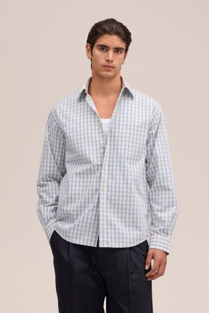 NN07 Deon Shirt male White Organic Cotton