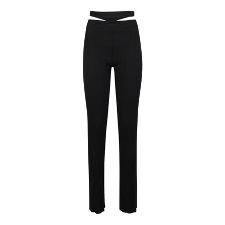 Andrea Adamo, Skinny Trousers Czarny, Kobieta, Rozmiar: S