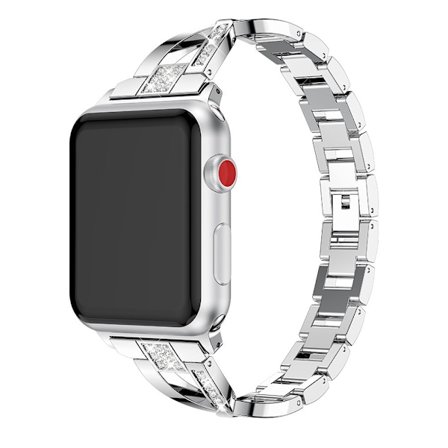 Klockarmband för Apple Watch iWatch Versa1/Versa2/Versa Lite silver