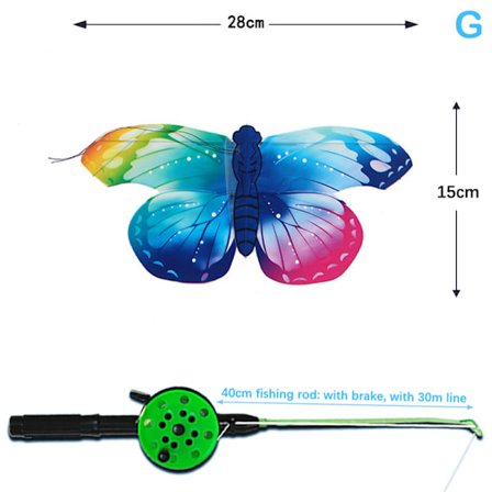 Leijan lennätyslelu Sarjakuva Perhonen Pääskyt Kotka Leija W/Ha G yksi koko