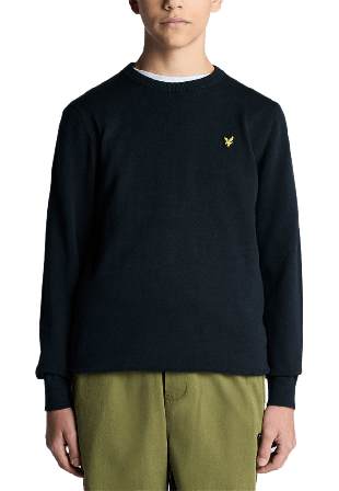 Lyle & Scott Crew Neck Jumper Hoodies sweatshirts Herr Blå 164/170