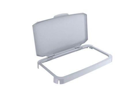 DURABLE Lock med öppning grå 60L - Lyreco - Städ och hygien - Avfallshantering och källsortering - Sortering och återvinning