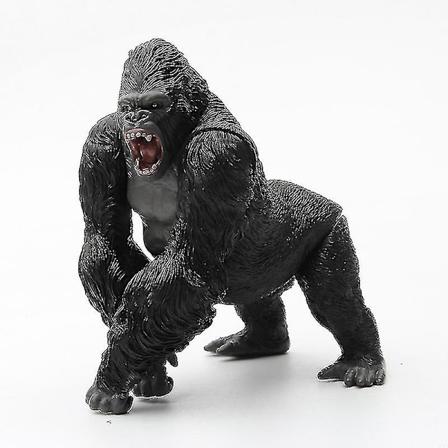 15cm Gorilla King Kong Actionfigur Simulering Dyr PVC Actionfigur Serie Leke Modell Dukke Gave til Barn black