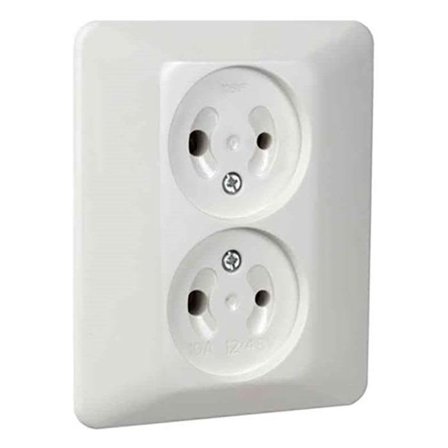 Elko RS Stikkontakt innfelt, lavvolt 12/48 V, Strømbrytere & vegguttak