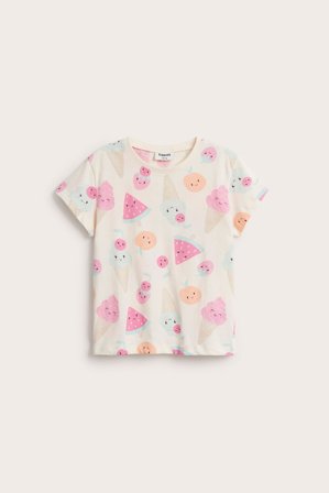 Kappahl | T-paita, jossa on painatus | Luonnonvalkoinen