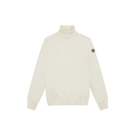 Colmar, White Turtlenecks Wit, Heren, Maat:XL,Viscose